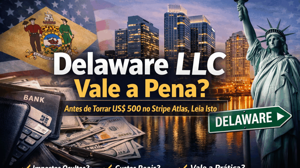 Delaware LLC: Antes de Queimar US$ 500 no Stripe Atlas, Leia Isto