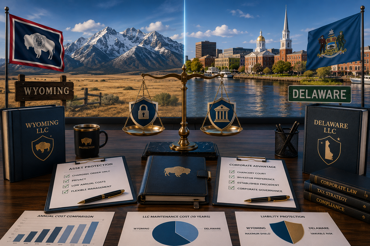 Wyoming vs Delaware LLC: A Verdade para Não-Residentes